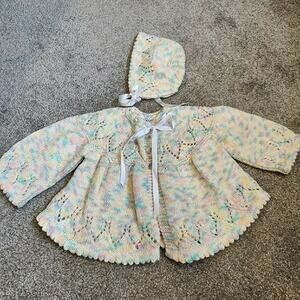 Vintage Handknit Sweater Set